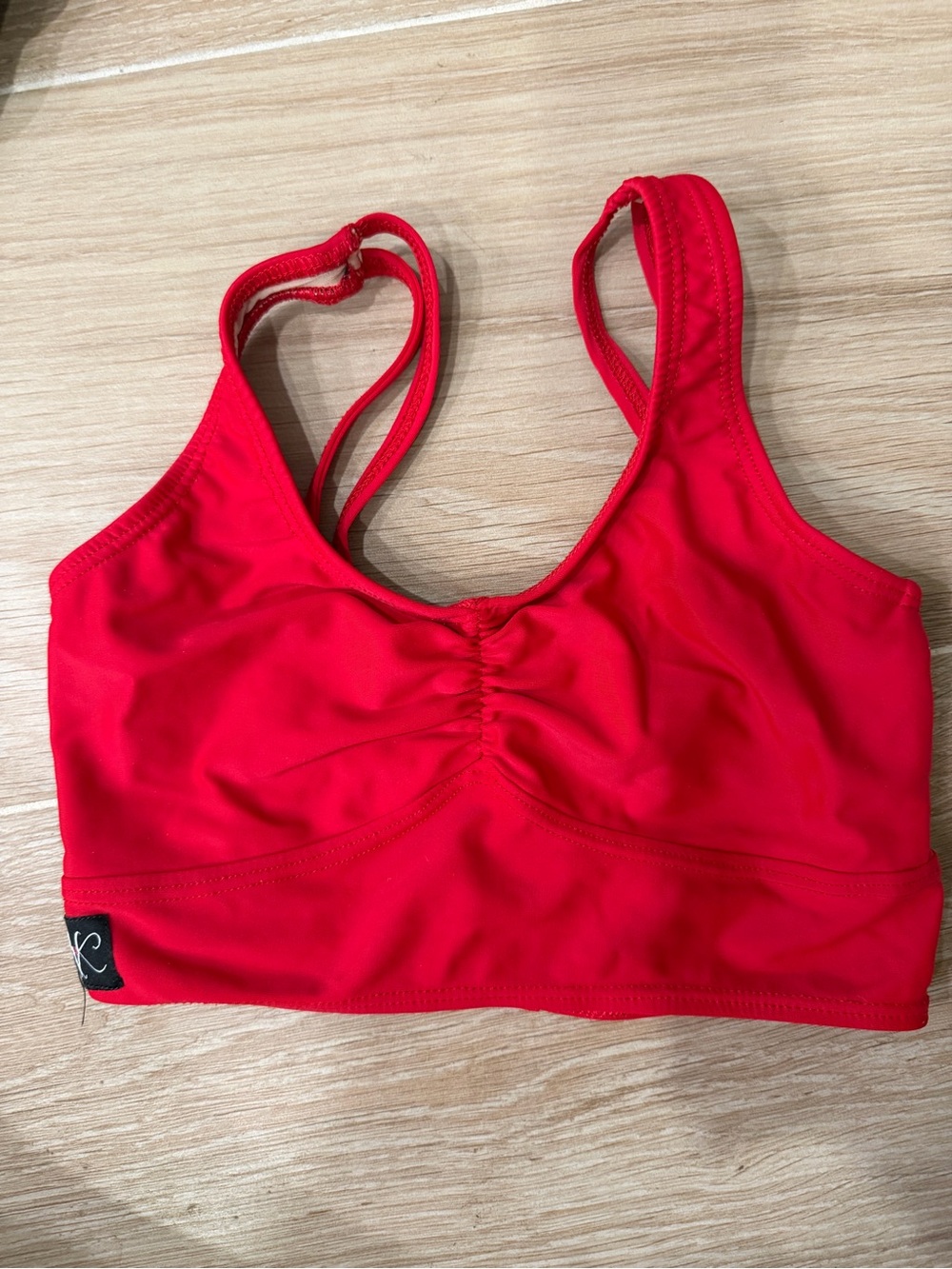 Kids Kandi Kouture Red Double-Strap Dance Top - Supportive Activewear
